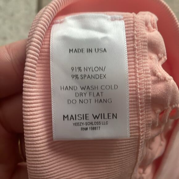 MAISIE WILEN Perforated Leggings Pink - Picture 10 of 16